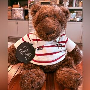 American Eagle Outfitters Rosco the Rugby Bear Plush NWT 18”